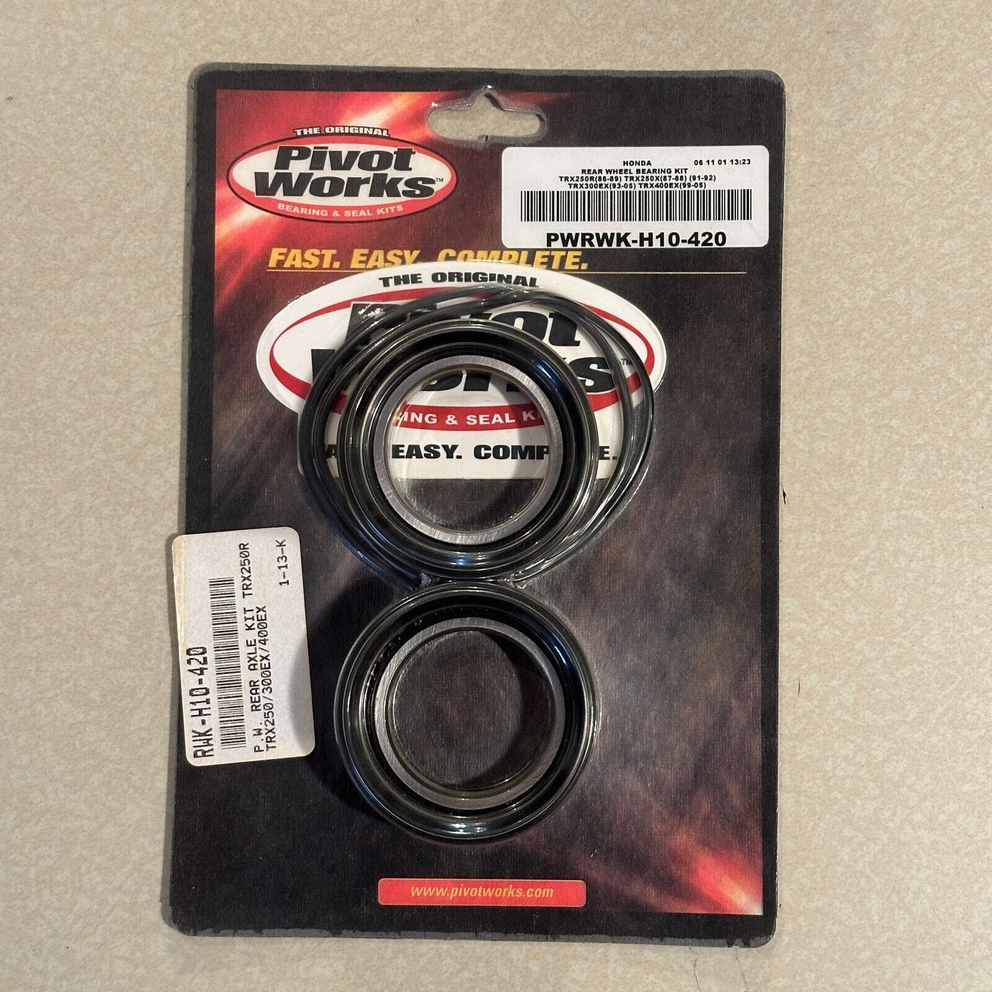 Pivot Works Front Wheel Bearing Kit - Honda TRX400X (2009-2014) | PWRWK-H10-420