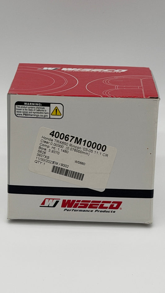 Wiseco Piston Kit Standard 100mm Honda TRX650 TRX650FA Rincon 650 2003-2005 40067M10000