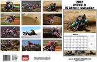 CLASSIC 2012 MOTO-X WALL CALENDAR motocross supercross