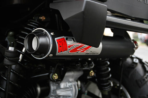 Big Gun EVO Slip-On Exhaust w/ Black Tip For Polaris Sportsman HL 850 2016-2024 12-7612