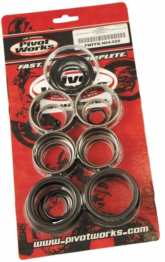 New Pivot Works - PWFFK-K03-021 - Fork Rebuild Kit Kawasaki KX 125 250 Free Ship
