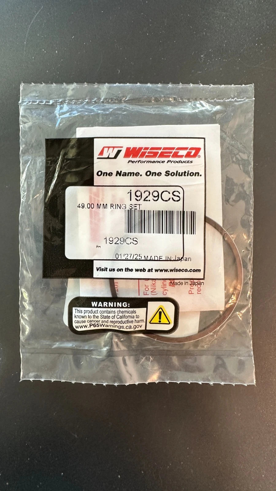 Wiseco 1929CS Piston Ring  49mm