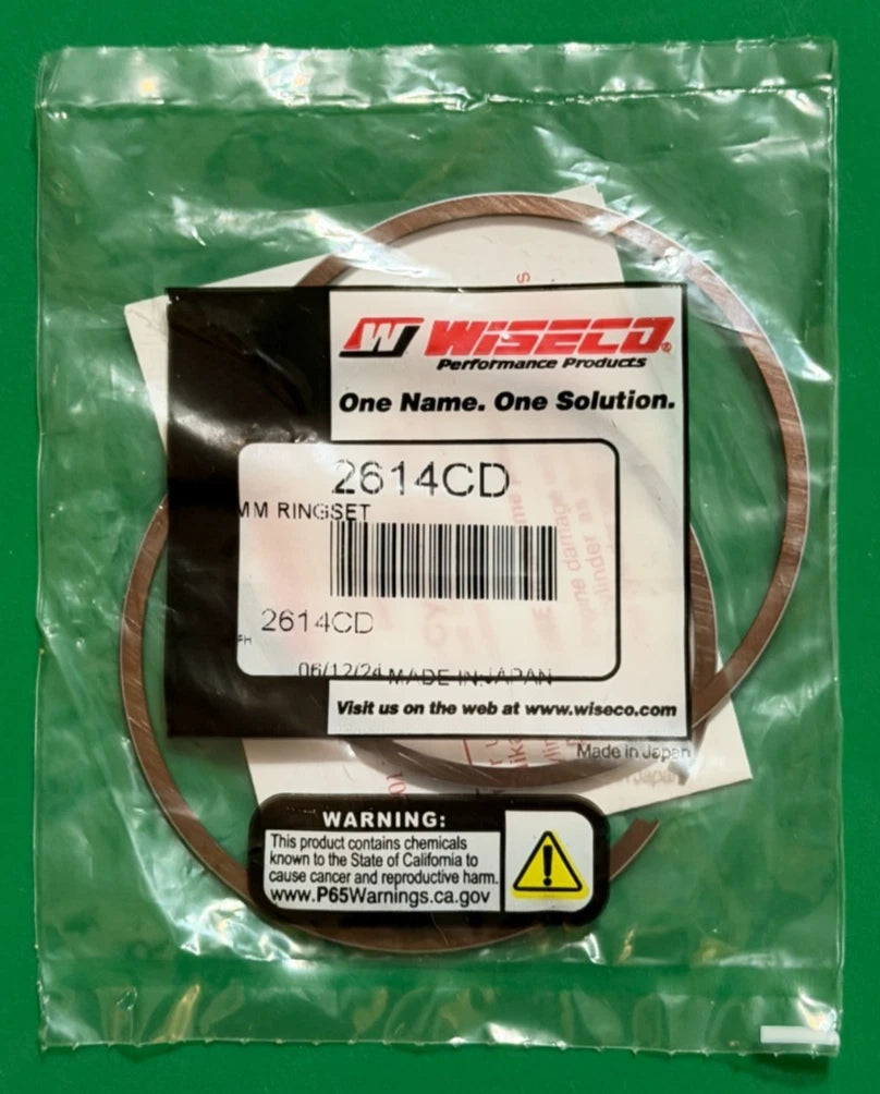 Wiseco 2614CD Piston Ring Set - 66.40mm fits Wiseco pistons ONLY!